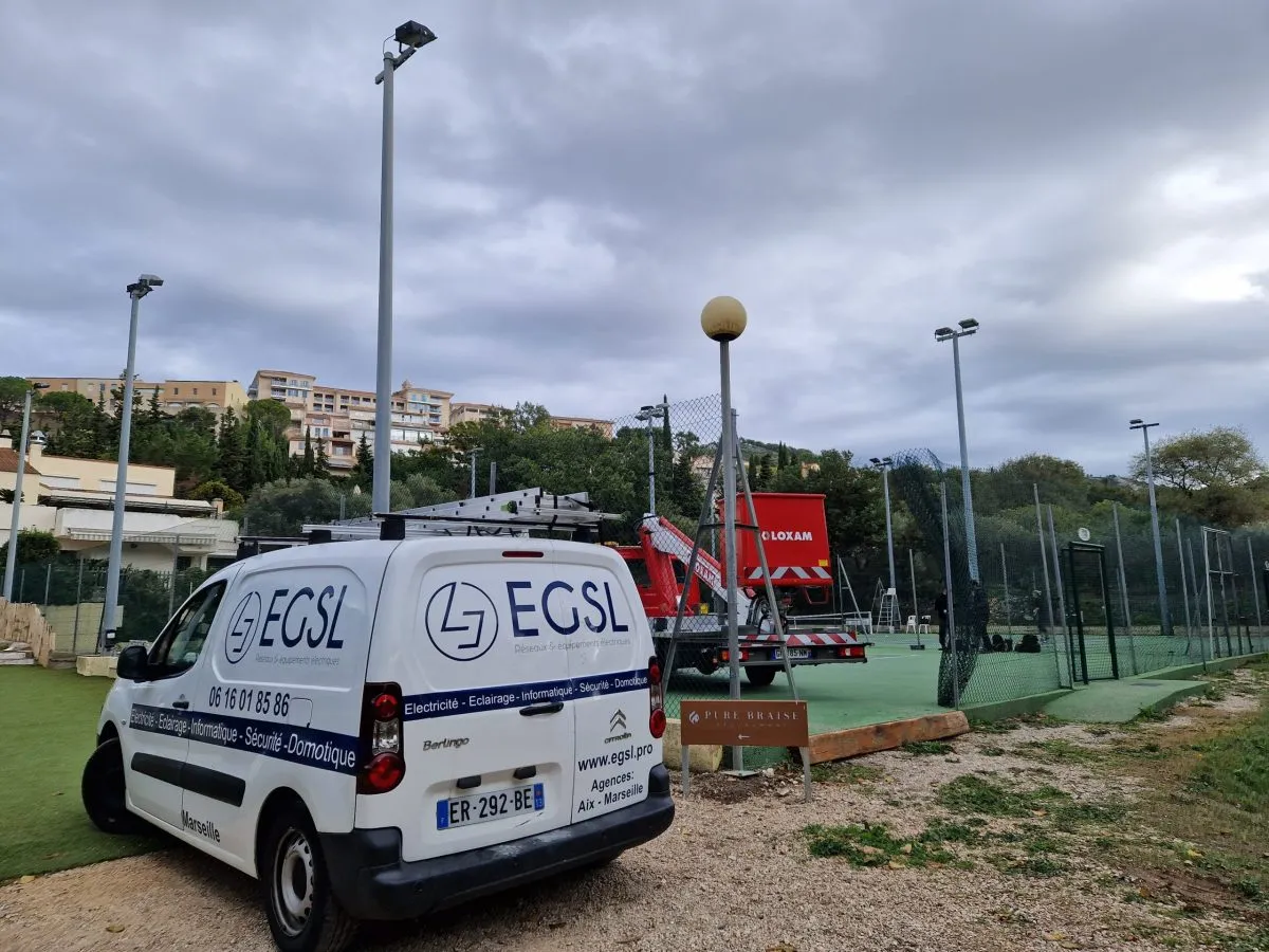 Éclairage terrain sportif Aix - Aix-en-Provence